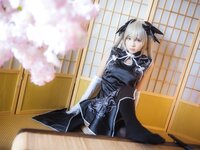 [Cosplay] Fengmaoss 疯猫ss - Sora Black Qipao 穹妹旗袍黑