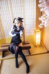 [Cosplay] Fengmaoss 疯猫ss - Sora Black Qipao 穹妹旗袍黑