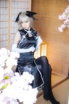 [Cosplay] Fengmaoss 疯猫ss - Sora Black Qipao 穹妹旗袍黑