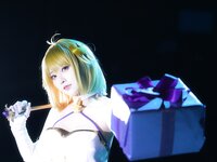 [Cosplay] G44不会受伤 FGO 白色月姬
