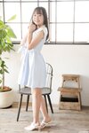 [Lovepop] Yui Iruma 入間ゆい - Photosets 004 Private Clothes (Light-blue Dress)