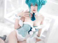 [Cosplay] Fengmaoss 疯猫ss - Miku Hatsune Bunny miku初音兔女郎