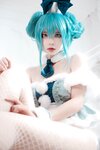 [Cosplay] Fengmaoss 疯猫ss - Miku Hatsune Bunny miku初音兔女郎