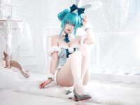 [Cosplay] Fengmaoss 疯猫ss - Miku Hatsune Bunny miku初音兔女郎