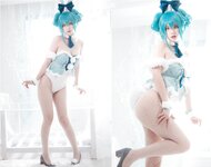 [Cosplay] Fengmaoss 疯猫ss - Miku Hatsune Bunny miku初音兔女郎
