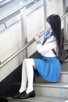 [Cosplay] 桜桃喵 - 地铁JK