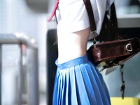 [Cosplay] 桜桃喵 - 地铁JK