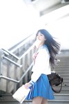 [Cosplay] 桜桃喵 - 地铁JK