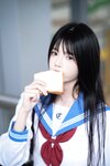 [Cosplay] 桜桃喵 - 地铁JK