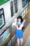 [Cosplay] 桜桃喵 - 地铁JK
