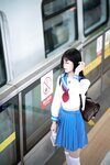 [Cosplay] 桜桃喵 - 地铁JK