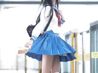 [Cosplay] 桜桃喵 - 地铁JK