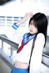 [Cosplay] 桜桃喵 - 地铁JK