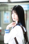 [Cosplay] 桜桃喵 - 地铁JK