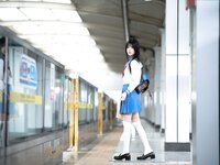 [Cosplay] 桜桃喵 - 地铁JK