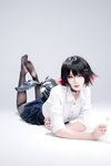 [Cosplay] 轩萧学姐 鲨鱼妹JK