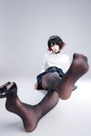 [Cosplay] 轩萧学姐 鲨鱼妹JK