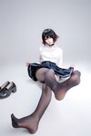 [Cosplay] 轩萧学姐 鲨鱼妹JK