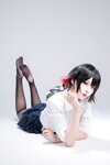 [Cosplay] 轩萧学姐 鲨鱼妹JK