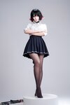 [Cosplay] 轩萧学姐 鲨鱼妹JK