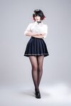 [Cosplay] 轩萧学姐 鲨鱼妹JK
