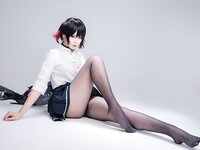 [Cosplay] 轩萧学姐 鲨鱼妹JK
