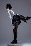 [Cosplay] 轩萧学姐 鲨鱼妹JK