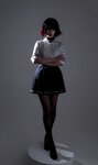 [Cosplay] 轩萧学姐 鲨鱼妹JK