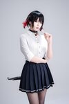 [Cosplay] 轩萧学姐 鲨鱼妹JK