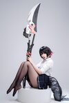 [Cosplay] 轩萧学姐 鲨鱼妹JK