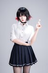 [Cosplay] 轩萧学姐 鲨鱼妹JK