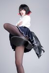 [Cosplay] 轩萧学姐 鲨鱼妹JK