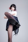 [Cosplay] 轩萧学姐 鲨鱼妹JK