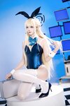 [Cosplay] 艾西Aiwest - 飞鸟马时兔女郎