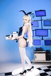 [Cosplay] 艾西Aiwest - 飞鸟马时兔女郎