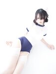 [Cosplay] 清纯少女五更百鬼 - 舰长 体操服 猫耳