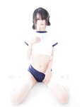 [Cosplay] 清纯少女五更百鬼 - 舰长 体操服 猫耳