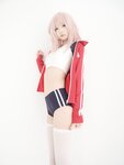 [Cosplay] 清纯少女五更百鬼 - 舰长 体操服 猫耳