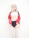 [Cosplay] 清纯少女五更百鬼 - 舰长 体操服 猫耳