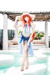 [Cosplay] Mizhi Mao Qiu 蜜汁猫裘 - Nilou Swimsuit
