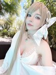 [Cosplay] Peach milky Viper bikini