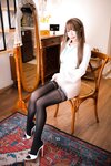 [Cosplay] Money冷冷 透明OL 眼镜娘