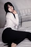 [Cosplay] Fengmaoss 疯猫ss - White Valentine's Day Lucky Bag Long Pants OL 白色情人节福袋 长裤OL