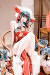 [Cosplay] Shika小鹿鹿 碧蓝航线 新年柴郡 [16P-231MB]