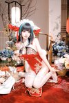 [Cosplay] Shika小鹿鹿 碧蓝航线 新年柴郡 [16P-231MB]