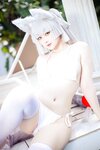 [Cosplay] Yukako 屿鱼 - White-haired Fox With Animal Ears 兽耳白毛狐狸