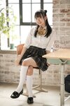 [Lovepop] Yui Iruma 入間ゆい - Photosets 008 Schoolgirl Uniform with Ribbon