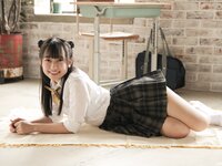 [Lovepop] Yui Iruma 入間ゆい - Photosets 008 Schoolgirl Uniform with Ribbon