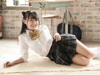 [Lovepop] Yui Iruma 入間ゆい - Photosets 008 Schoolgirl Uniform with Ribbon