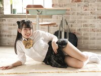 [Lovepop] Yui Iruma 入間ゆい - Photosets 008 Schoolgirl Uniform with Ribbon